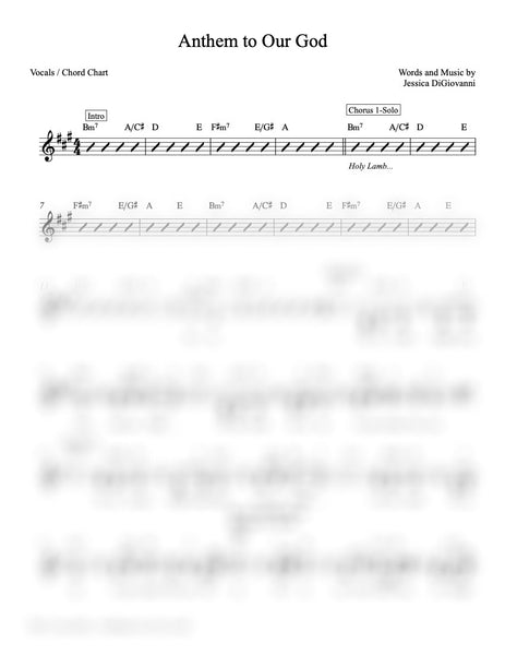 Anthem to Our God Lead Sheet