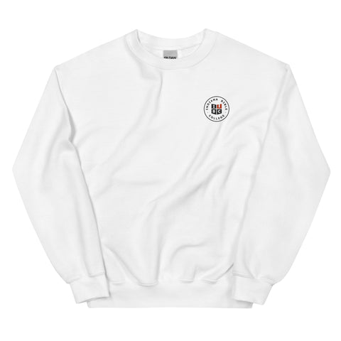 White IBC Seal Crewneck Sweatshirt
